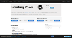 Desktop Screenshot of pointingpoker.com